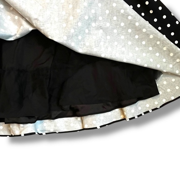 City Chic Nellie Shirt Dress Black White Polka Dot NO BELT Size 16 NWT - Picture 7 of 10